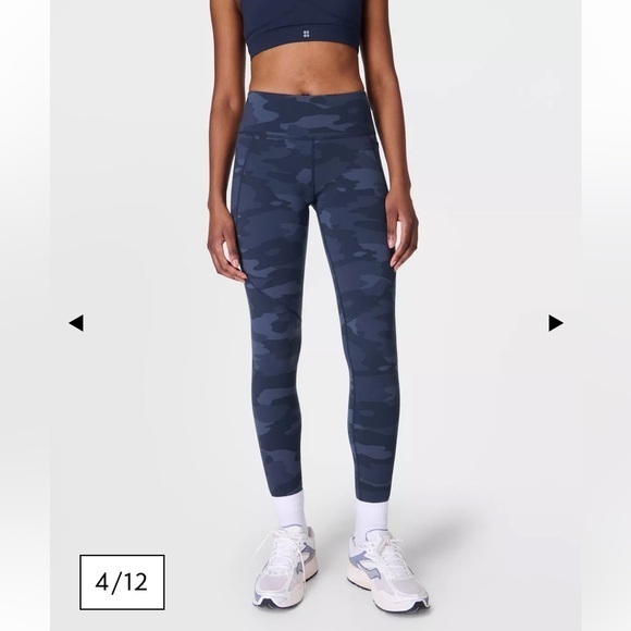 Lole Pants - Lole Highrise Blue Army Print Leggings Size Small